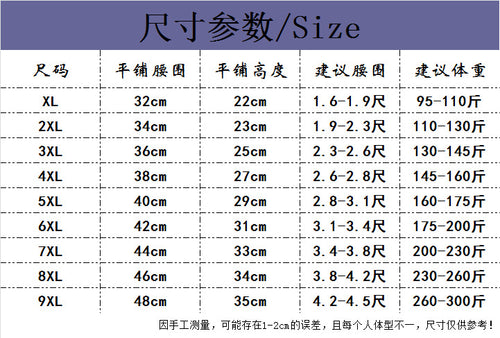 Men's cotton underwear plus size fat guy boxers breathable 3D seamless sexy youth cotton red boxers