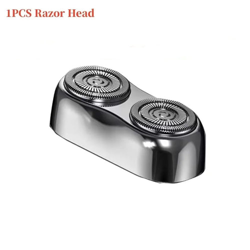  Compact electric shaver with rechargeable battery and waterproof construction