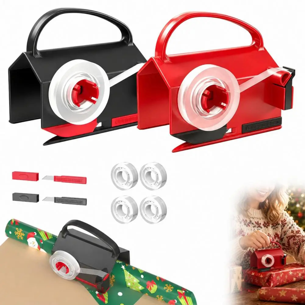 Wrapping Paper Cutter and Tape Dispenser