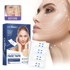 Face lifting tape for skin tightening and anti-aging facial contouring