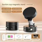 Suction cup magnetic stand with additional accessories on a beige background

