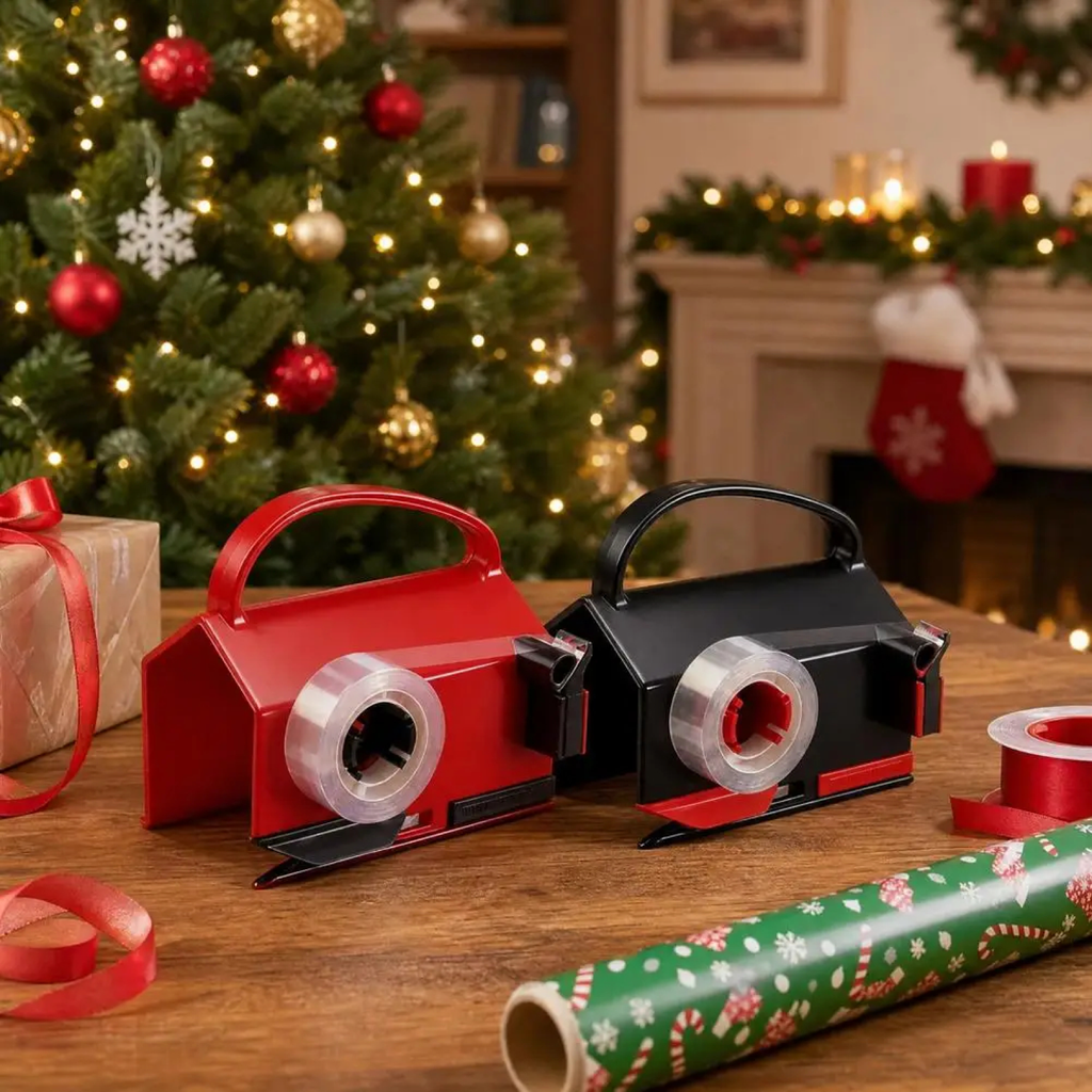 Wrapping Paper Cutter and Tape Dispenser