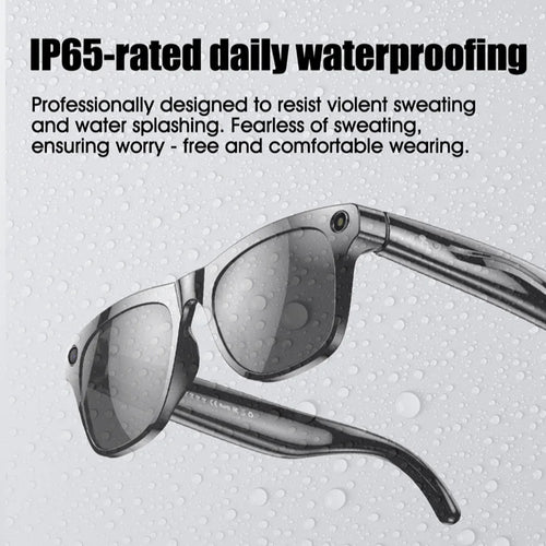 AI Smart Glasses with IP65-rated design for daily outdoor use