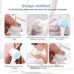 Facial Cleansing Brush Features and Usage Instructions for Deep Pore Cleansing
