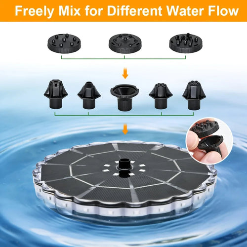 Outdoor Solar Fountain for Garden