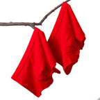Men's cotton underwear plus size fat guy boxers breathable 3D seamless sexy youth cotton red boxers