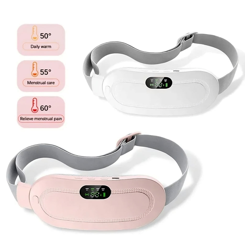 Wearable heating pad belt with ergonomic design for everyday comfort