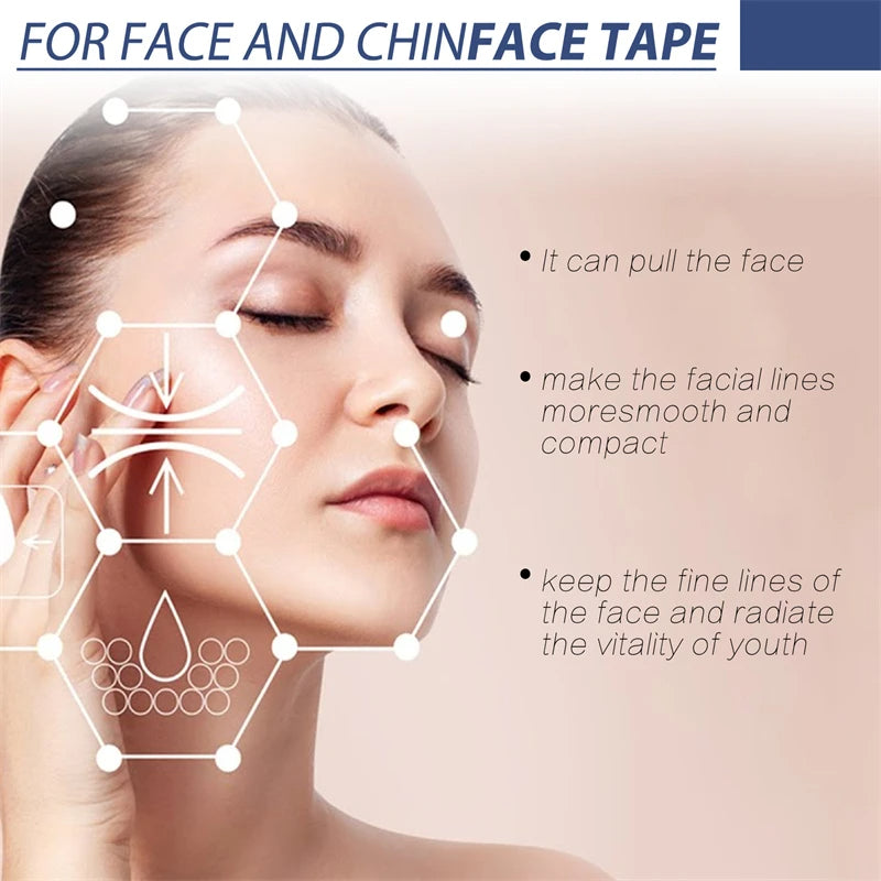 Box of premium face lifting stickers for skin tightening and beauty care