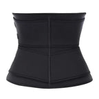 Waist trainer body shaper with adjustable fit and breathable material