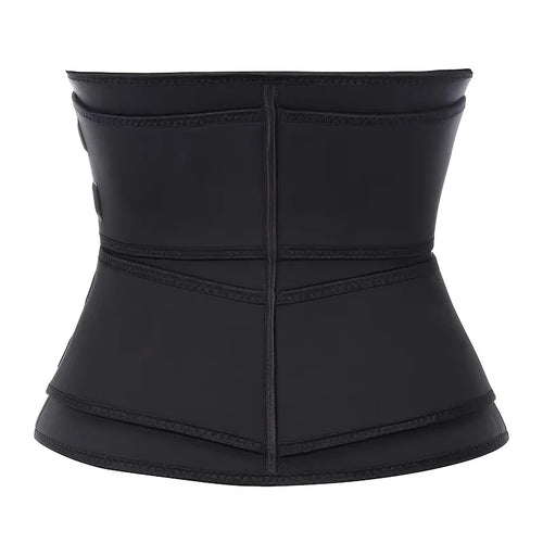 Waist trainer body shaper with adjustable fit and breathable material