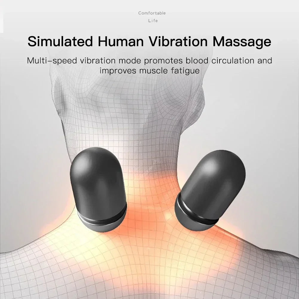 Simulated Human Vibration Massage Technology for Deep Neck Relaxation