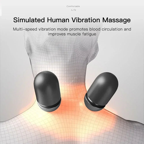 Simulated Human Vibration Massage Technology for Deep Neck Relaxation