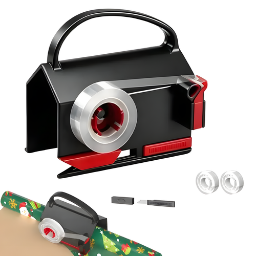 Wrapping Paper Cutter and Tape Dispenser