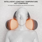 Neck Massage Pillow Set with Ergonomic Memory Foam Support