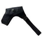 USB heated shoulder brace dimensions and adjustable strap design