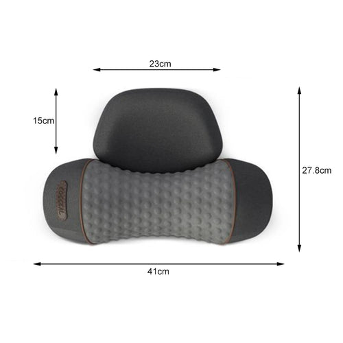 Electric Cervical Massage Pillow with Product Dimensions Display