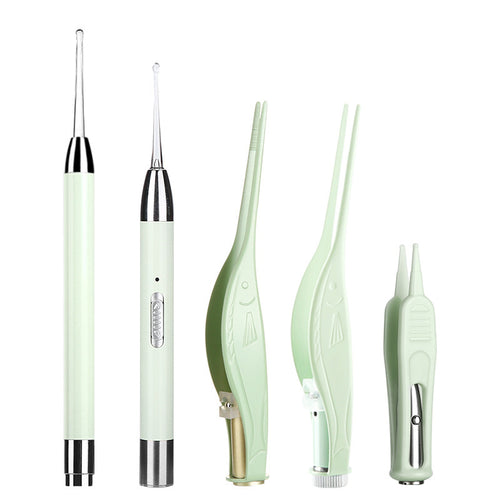 Luminous ear scoop set baby ear picking tool usb charging with light ear scoop ear scoop ear scoop