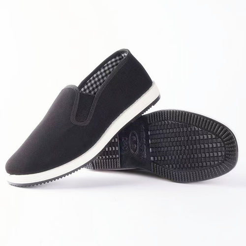 Old Beijing Cloth Shoes Casual Cloth Shoes Driving Exercise Running Comfortable Breathable Soft Sole Wear-resistant Non-slip Black Cloth Shoes