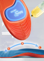 Sports Insoles, Summer Military Training Soft Soles, Shock-Absorbing Men's Sweat-Absorbing Insoles, Flat Arch Full Padded Heel Insoles Wholesale