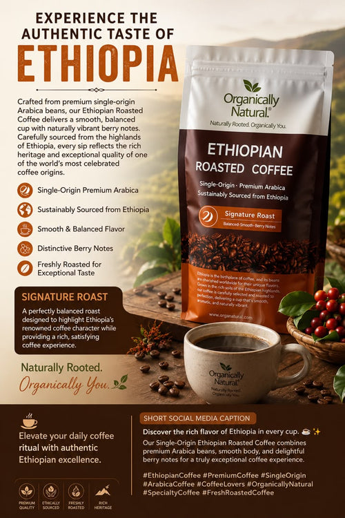 Premium Ethiopian Roasted Coffee – Signature Roast