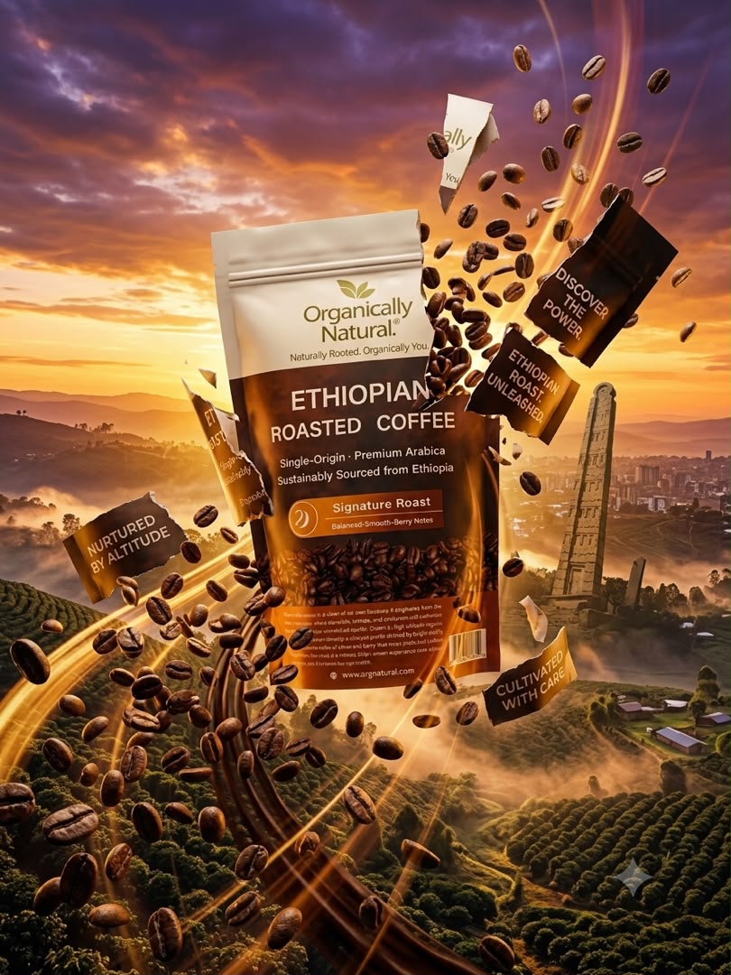 Premium Ethiopian Roasted Coffee – Signature Roast