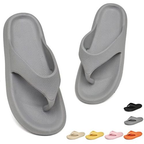 Gray slide sandals with additional color options displayed below on a white background

